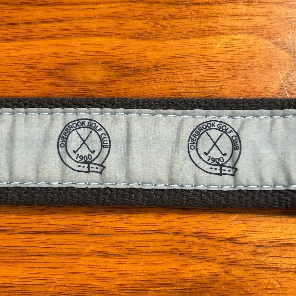 Vineyard Vines Light Blue Canvas Club Belt Size 26